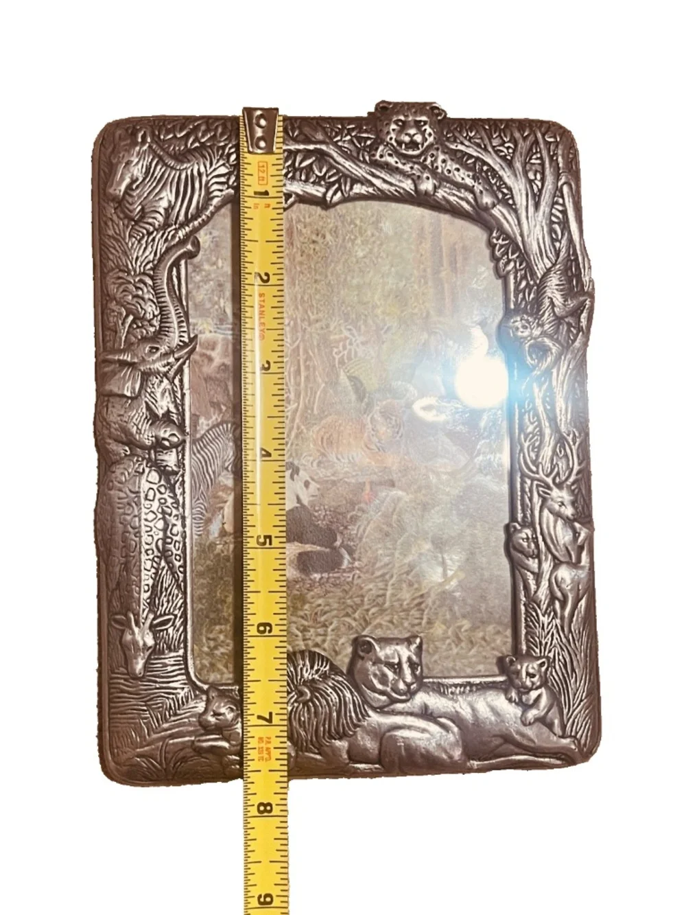 Vintage Arthur Court 1987 Jungle Safari Animal Photo Frame 4x6